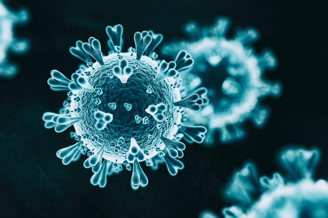 Abs 2019-nCoV virus hologram Covid-19